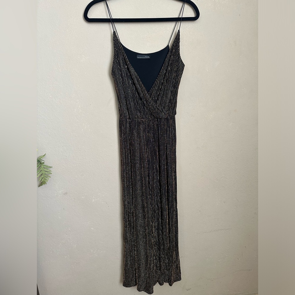 Black and gold Zara jumpsuit size M.